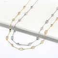 BQN02 RINNTIN Exquisite Sterling Silver 925 Pendant Custom Necklace Fashion Jewelry Necklaces Zircon Choker for Women