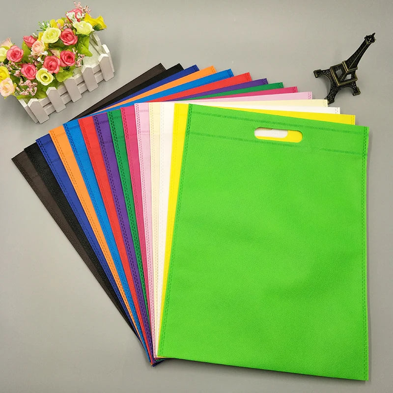 Wholesale  Non-woven Fabric Tote Shopping Bag with logo Custom  Promotional Go Shopping PP Non-woven Tote Bag
