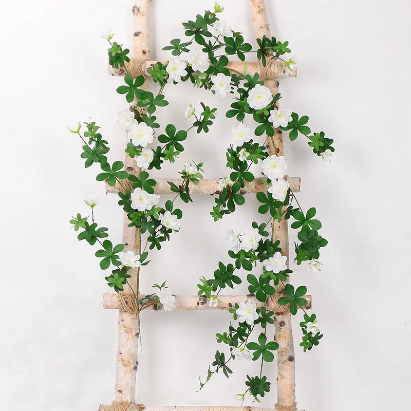 Q026 Wholesale Factory Price Artificial Flower Vine Delicate Flower Vine Wedding Home Decoration Cheap Rose Vine