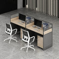 Modern Desk Partition Factory Manufacturer Modern Modular Panel L Shaped Office Cubicle Workstation for 2 People