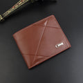 LIOU Leather Wallet for Men Mini Large-capacity Design Europe Luxury Fashion Travel Passport Holder Leather Wallet