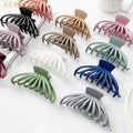 Fashion extra Large Size Coffee Color Series Plastic Hair Clip Claws for Thick Hair Claw Fashionable Hair Accessories