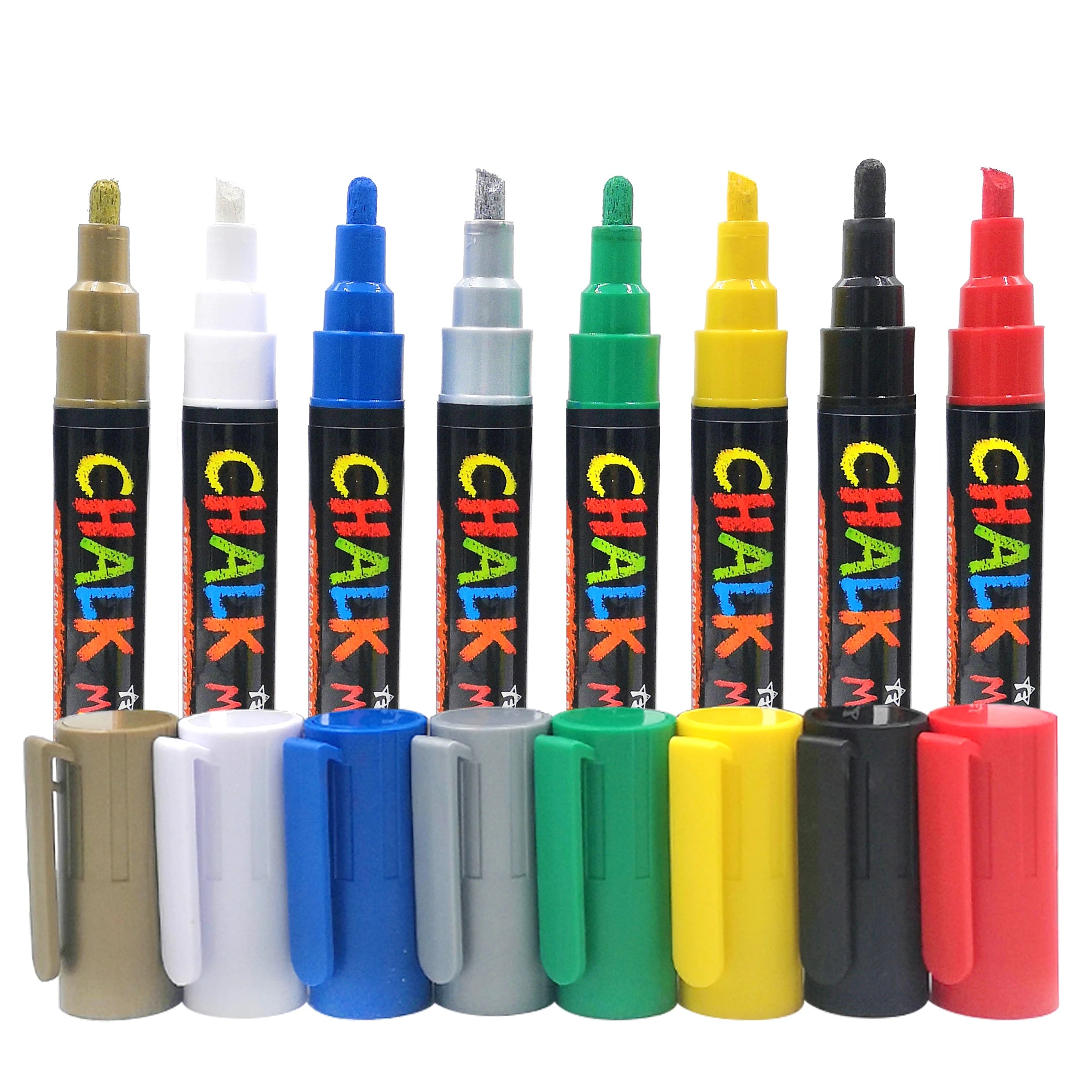 New Pen Shape Liquid Chalk Pen for Blackboard Sticker Erasable Markers