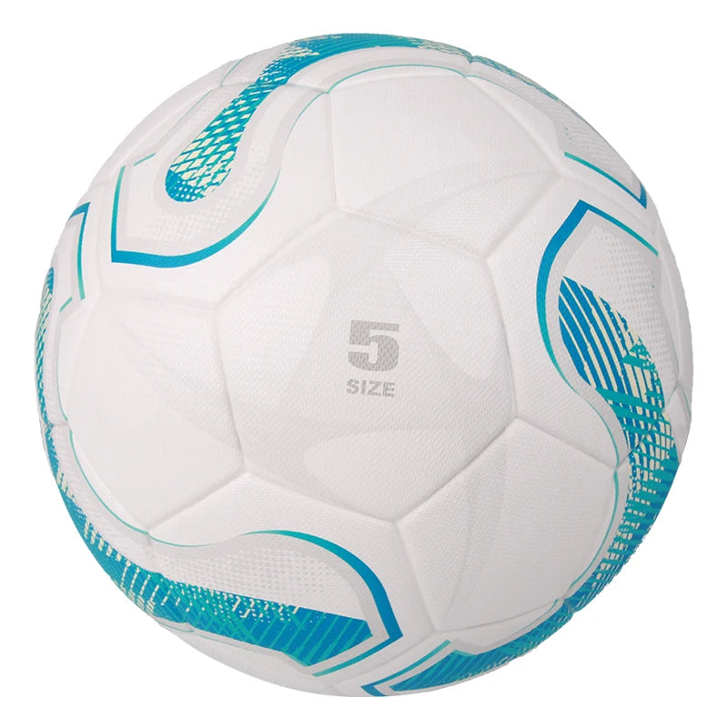Racing Quality Thermo Bonded Football Soccer Ball Custom Match Professional Size 5 4 PU Football Soccer Ball