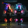 LED Enthusiasm Samba Dazzling Luminescent Performance Costume Feather Luminescent Costume Carnival Performance Costume 1 Piece