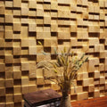 Creative 3D Boat Wood Interior Wall Tiles Parquet Retro Design Wooden Panel Mosaic