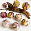 Healing Crystal Gemstone Decoration Wholesale High Polished Crystal Natural Yolk Crystal Ball Mookite Sphere for Sale
