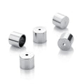 DIY Accessories Jewelry New Fashion 8x7.5mm with Holes 4.8mm Stainless Steel Spacer Beads for Leather Bracelets