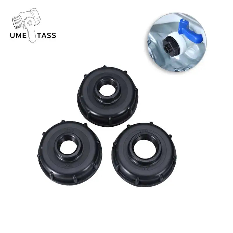 Tote Tank Adapter 1/2" Thread Water Container Tap Connector Replacement Valve Fitting for Home Garden Hose Connectors