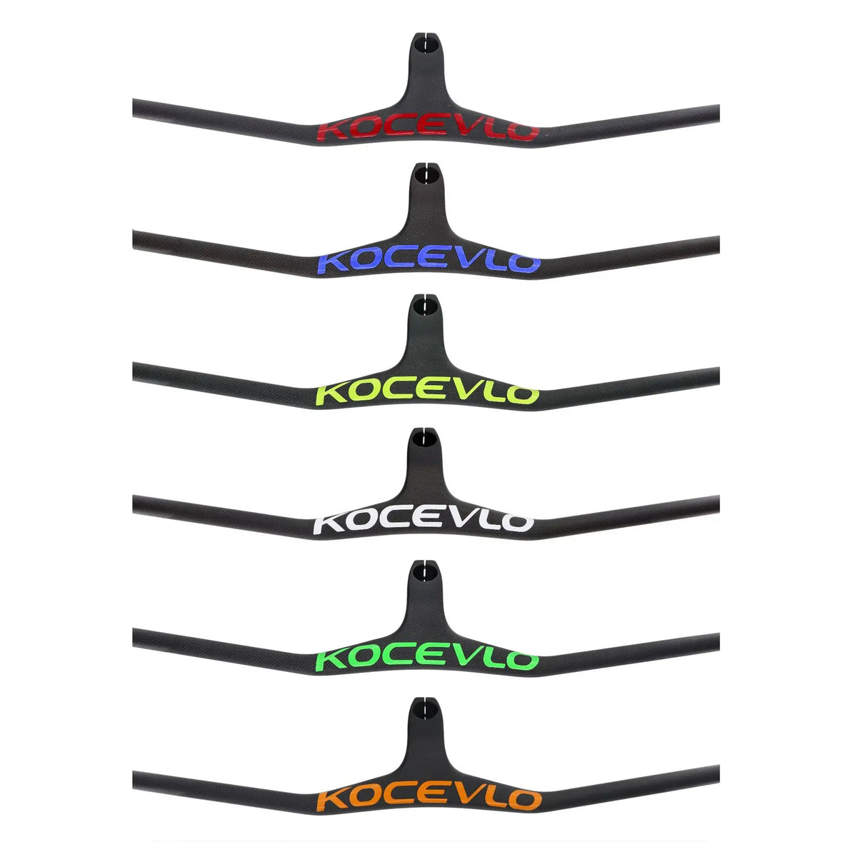 Carbon Fiber Bicycle One-piece Handlebar Minus 17 Degree Mountain Bicycle Bike Straight Handlebar MTB Handlebar