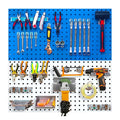 500*400mm0.8mm Heavy Duty Galvanized Steel Pegboard Wall Mounted Tool Organizer Board MegaBDM