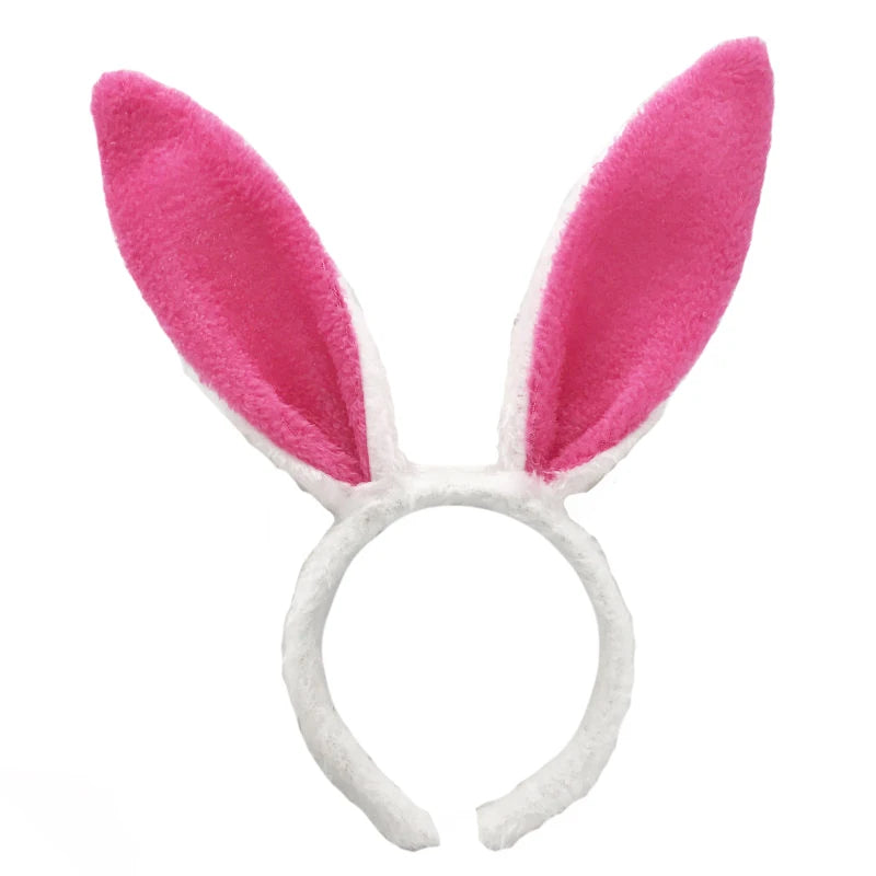Adults Bunny Ear Sequin Rabbit Ears Headband Cloth Party Decoration for Easter & Concerts for Kids