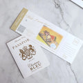 Creative Passport Design Printing Wedding Invitation Mariage with Access Card and  Envelope