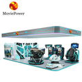 9D VR Virtual Reality Simulator Arcade Machine Indoor Fiberglass Metal Entertainment Equipment
