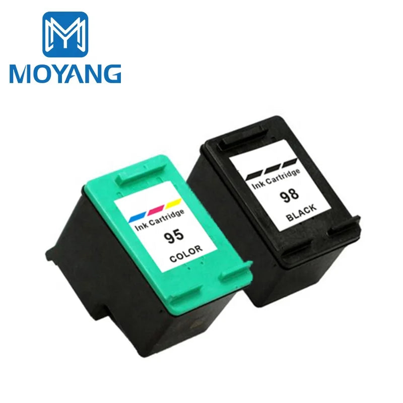 MoYang Compatible for Hp95 Hp98 95XL 98XL Ink Cartridges Used for hp 95 98Photosmart C4100 C4110 C4140 C4183 C4188 D5160 Printer