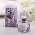 Crystal Wedding Perfume Bottle Gift Pink Purple for Guest Bomboniere Nascita Party Decorations Wedding Souvenir