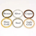 30mm Metal Bronze Multi Size Double Ring Split Rings Double Loop Connection Keychain Accessories Diy Jewelry Making Key Chains