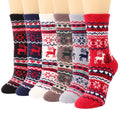 Wholesale Winter Nordic Soft Fluffy Socks Women Thick Warm Cozy Fuzzy Christmas Socks
