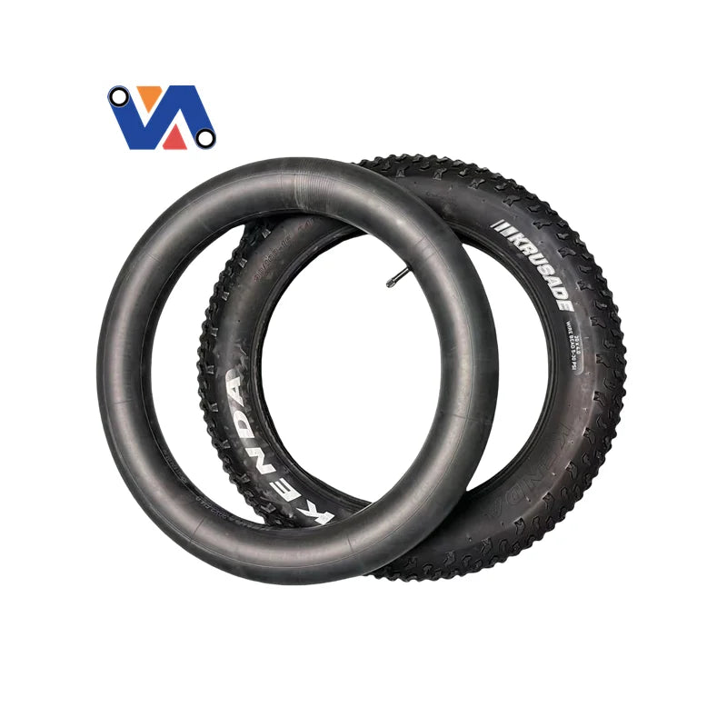 EU Stock Bicycle Fat Tire Inner and Outer Tire for Ouxi V8 Fat Bike QM V20 Fatbike 20x4.0 Tire KENDA Tyre for Bicycle Parts
