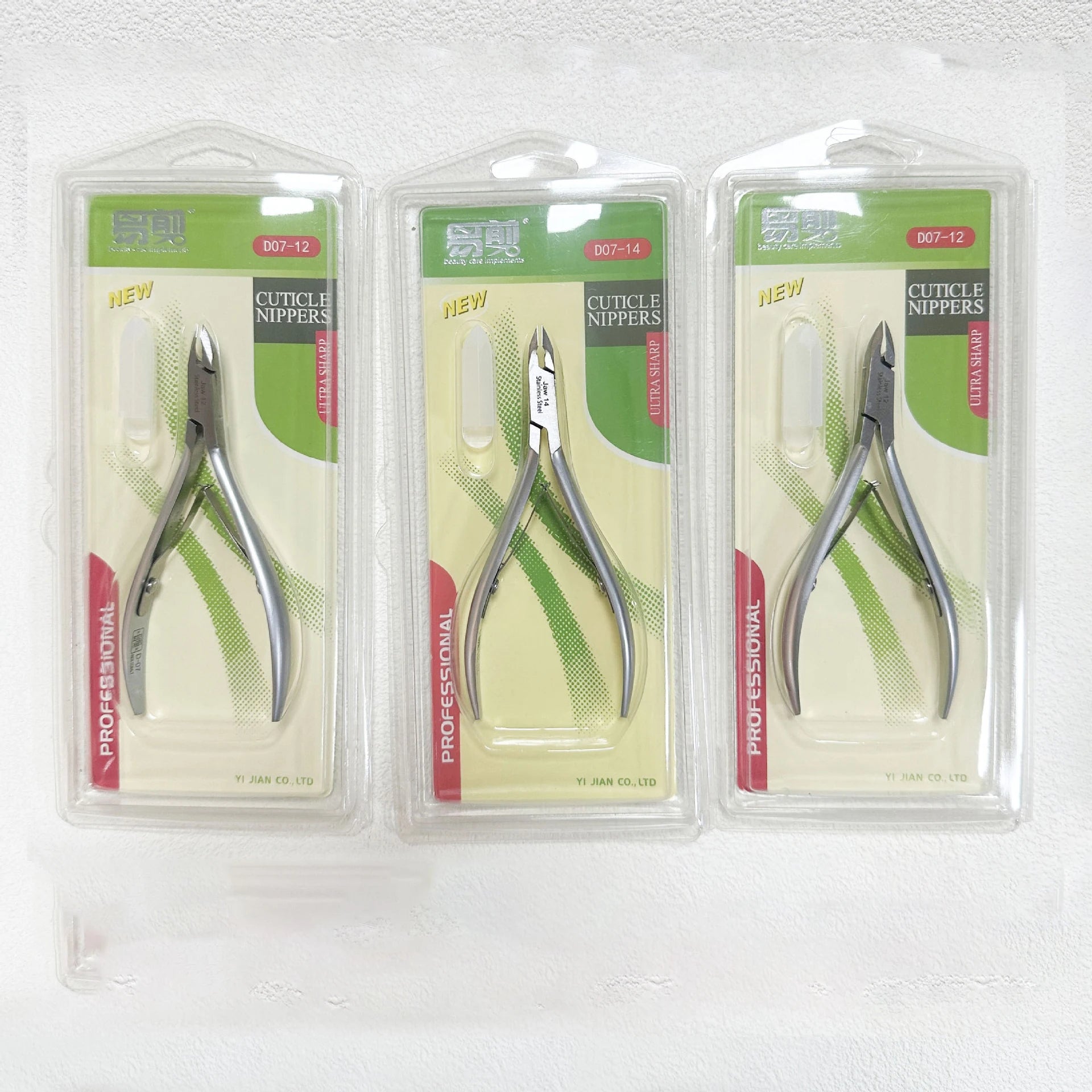 Custom Logo Professional Stainless Steel Cuticle Nippers Double Spring Nail Plier Cutticle Nipper