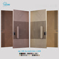 China Top Manufacturer Custom Composite Door Exterior Front Entry Doors for House Villa Wood Pivot Doors