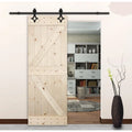 WEKIS Sliding Barn Door Foshan Xin Jianwei Black Rustic Diamond Design Roller Double Track Heavy Duty Slide Barn Door Hardware