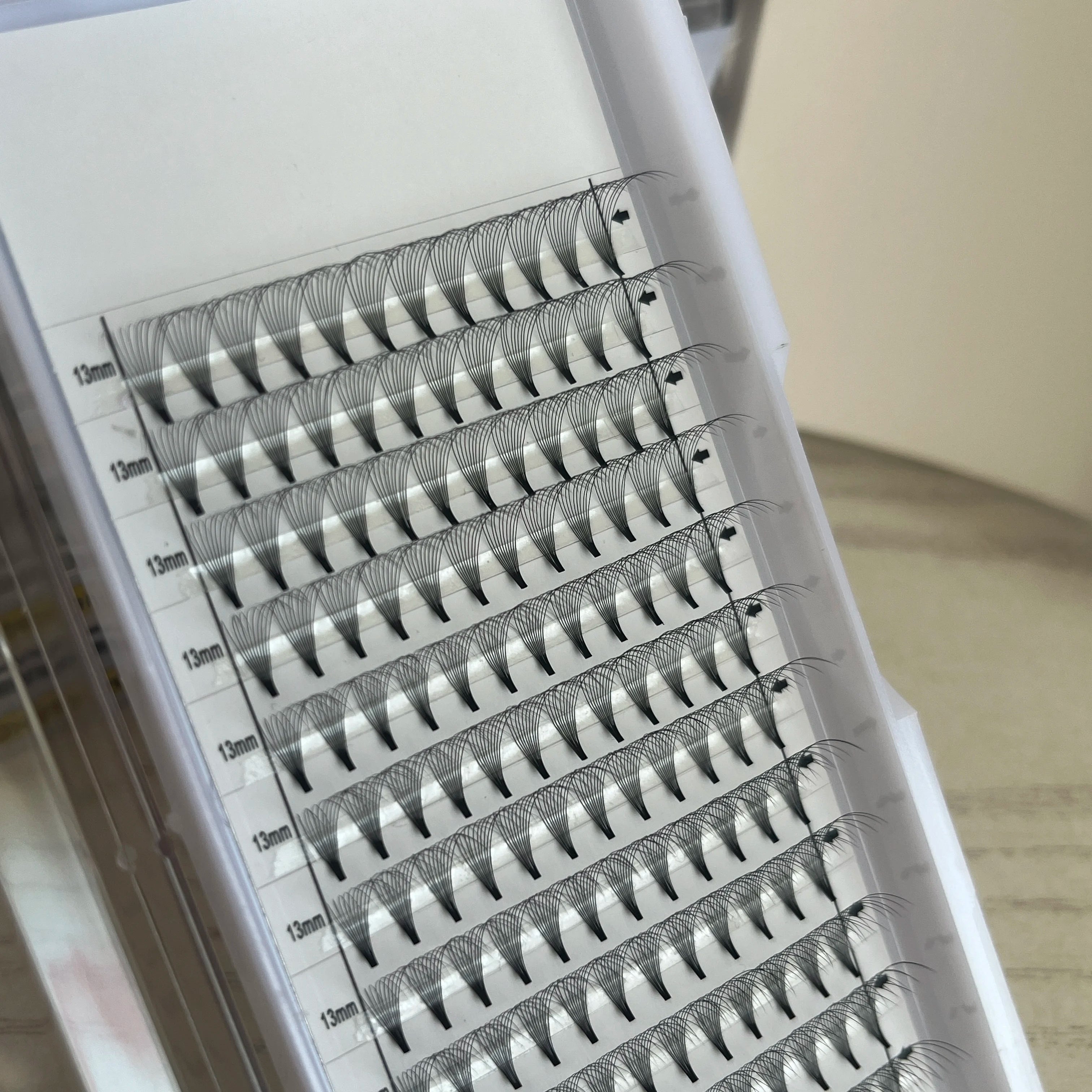 Russian Lashes 0.05 0.07 0.10mm C D Curl Short Stem Base 2D 3D 4D 5D 6D 7D 8D 9D 10D Premade Fan Eyelash Extensions