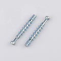M6x44mm Phillips Slot Ball Head Blue Zinc Plated Furniture Connecting Bolt Dowel Screws for Kitchen Bathroom Cabinets Easy