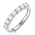 0.7CT 925 Sterling Silver Ring for Women Moissanite Simple Fashion Luxury Wedding Ring Jewelry