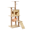 Factory Outlet Lowest Price Wholesale Customization Minimalist Modern Cat Tree Wooden Multifunctional Cat Climbing Frame