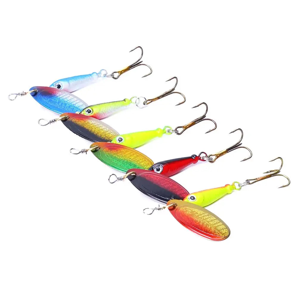 Metal Spoon Fishing Lure 5.5CM 9G Metal Spinner Bait Trolling Spoon Spinner Fishing Lure