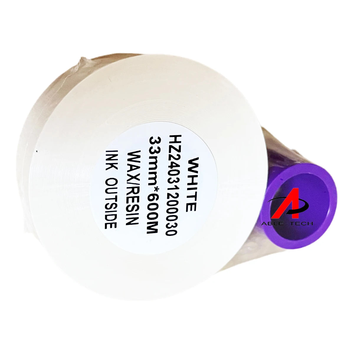 TTO Ribbon 2.17" X 3281' (55mm X 1000m) Premium Near Edge Wax/Resin Thermal Transfer Overprinter Ribbon for Markem