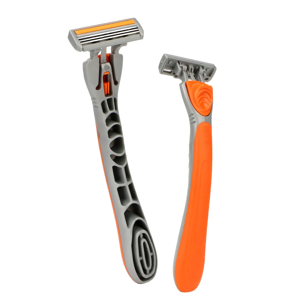 D336L System razor Men Shaving razor Cartridge with Imported Stainless Steel Triple Blade