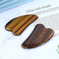 Hot Selling V Shape Facial Guasha Stone Skincare Scraping Massage Board Custom Logo Brown Jade Anti-aging Face Gua Sha Tool