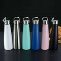 Wholesale Custom Portable 500ML 304 Stainless Steel Cola Drinking Metal Bottle Vacuum Flask Tumbler Cola Shape with Lid