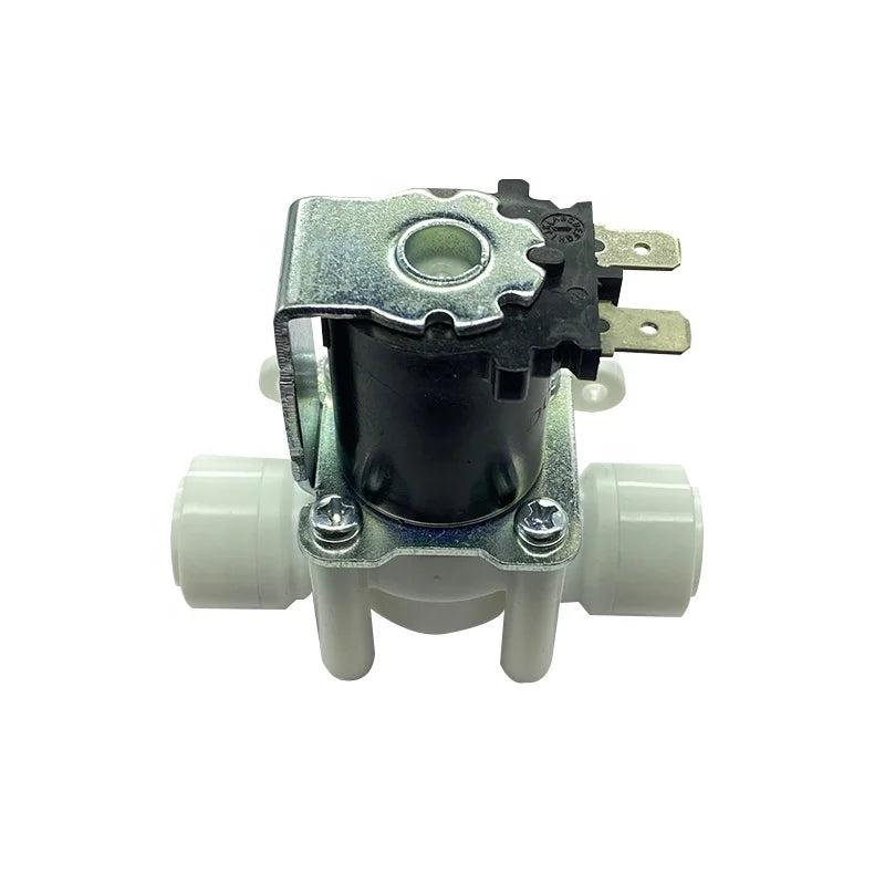 DC24V DC12V Plastic Water Solenoid Valve 3/8" Quick Connection Solenoid Valve 24 Volt Solenoid Valve