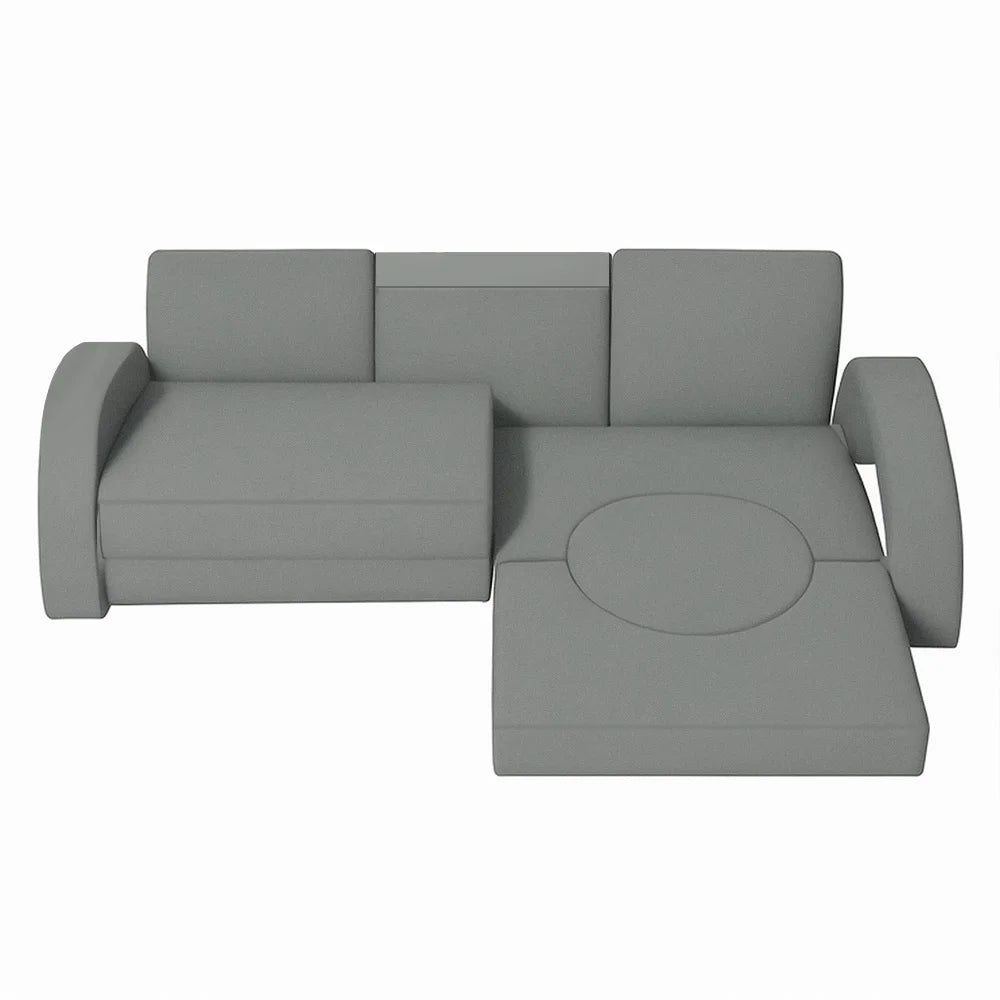 Kid Play Couch 12 Sets  Removable Cover Gaming Foam Manufacture High Density Foam Baby Sofa