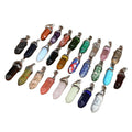 Wholesale Opal Quartz Crystal Healing Point Pendant Hexagon Gemstone Pendant Necklace