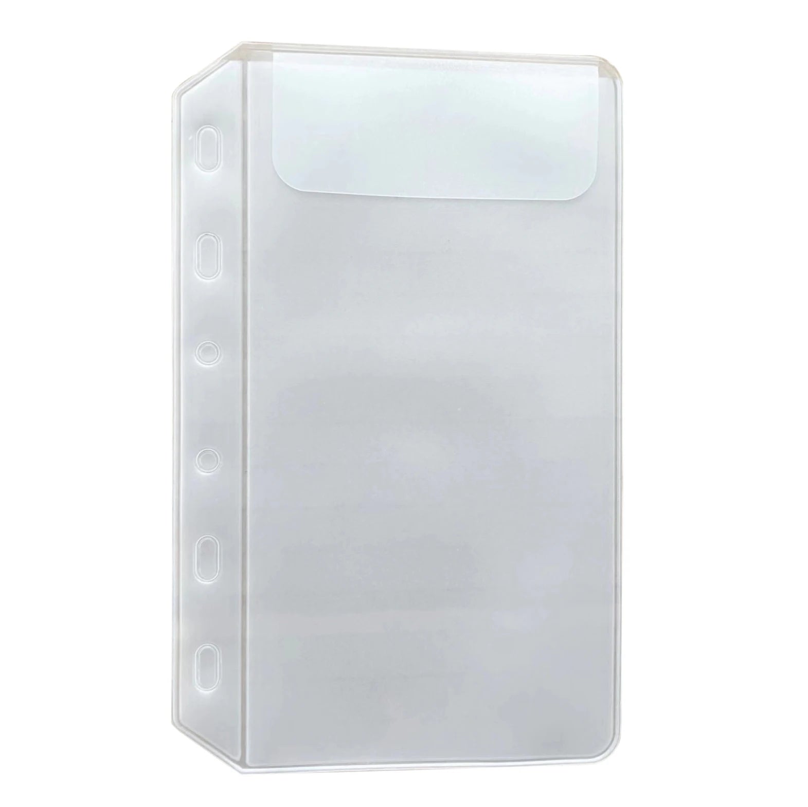 A5 A6 File Budget Cartoon Binder Cash Pouch Clear Pocket 6 Ring Zipper PVC Bag Plastic Filling Folders