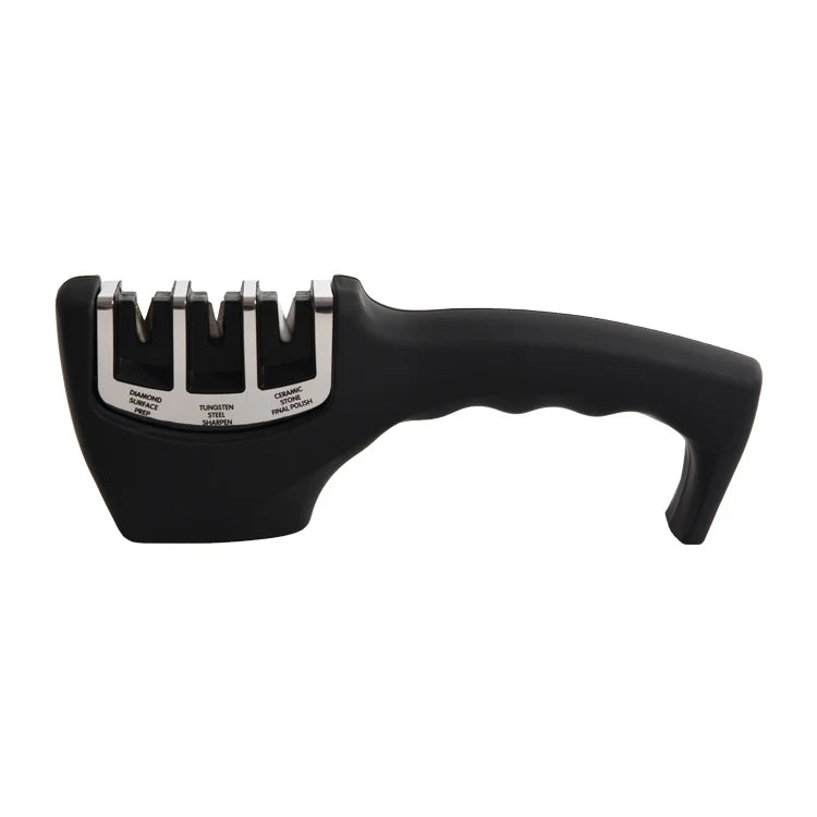 3 Stages Professional Kitchen Sharpening Stone Grinder Knives Sharpener Tool Whetstone Diamond Ceramic Sharper Knife All-season