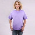 Standard Fit US Size Oversized Tshirts for Women Short Sleeve 100 Cotton Crew Neck Vintage Washed Basic Loose Casual Tees