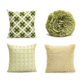 Wholesale Modern Simple Nordic Green Pillow Cover Series Light Luxury Living Room Soft Sofa Cushion Sample Room Pillowcase