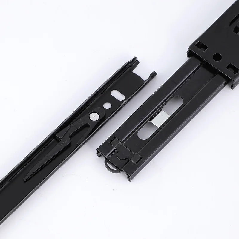 Soft Close Drawer Slides 45mm Steel & Plastic Modern Design for Kitchen and Bedroom Furniture Cabinets 22"