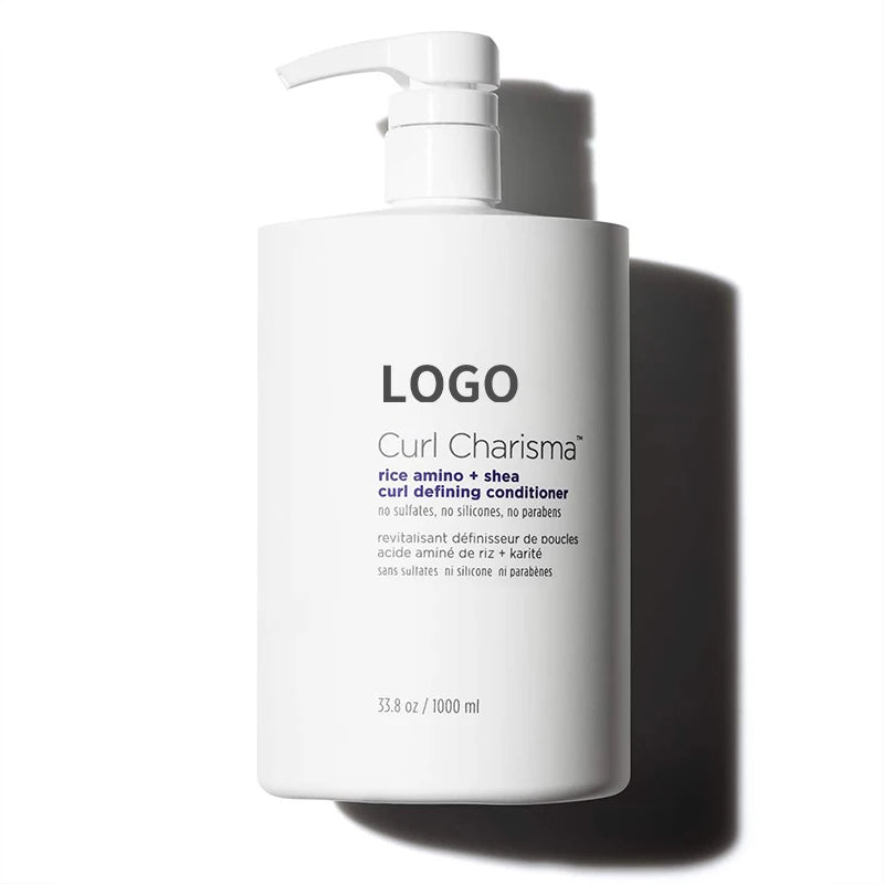 Private Label Rice Amino & Avocado Hydrating Hair Shampoo For Wavy Curly Coily Hair Increase Softness