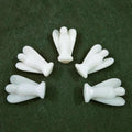 Huiying Spiritual Handmade White Jade Angel Quartz Crystal Pocket Ornament Wholesale Crafts 2 Inch