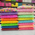 Spring Color Ornament Beads 17 Colors Plastic Craft Beads Bulk for DIY Children Bracelets Jewelry Making
