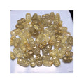 Feng Shui Good Luck Loose Gemstone Gold Rutilated Quartz Pixiu Cabochons for Bracelets