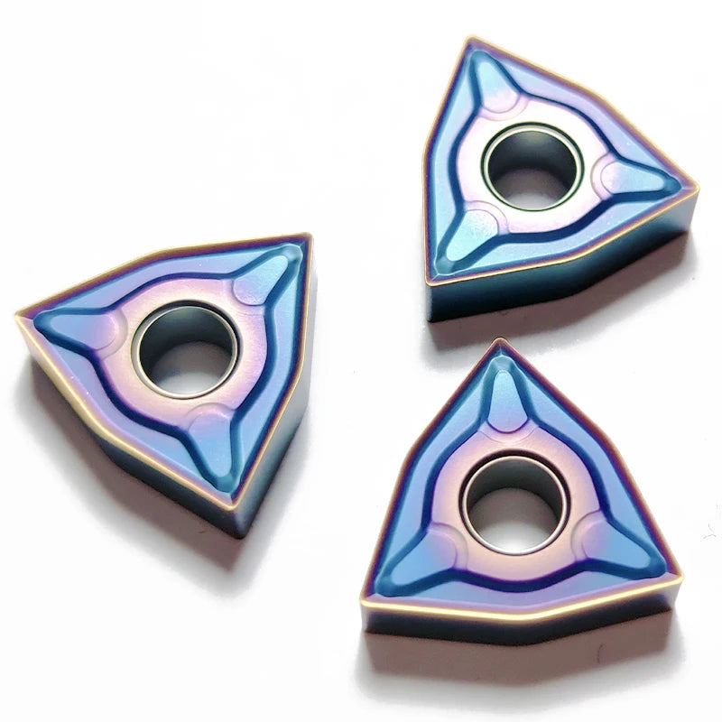 Factory CNC Tungsten Carbide Indexable Turning Inserts for Milling Machine OEM Customizable High Wear Resistance PVD Coated
