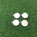 DIY Golf Accessories Wholesale Blank Manufacturers Metal Bulk Necklace Golf Ball Marker