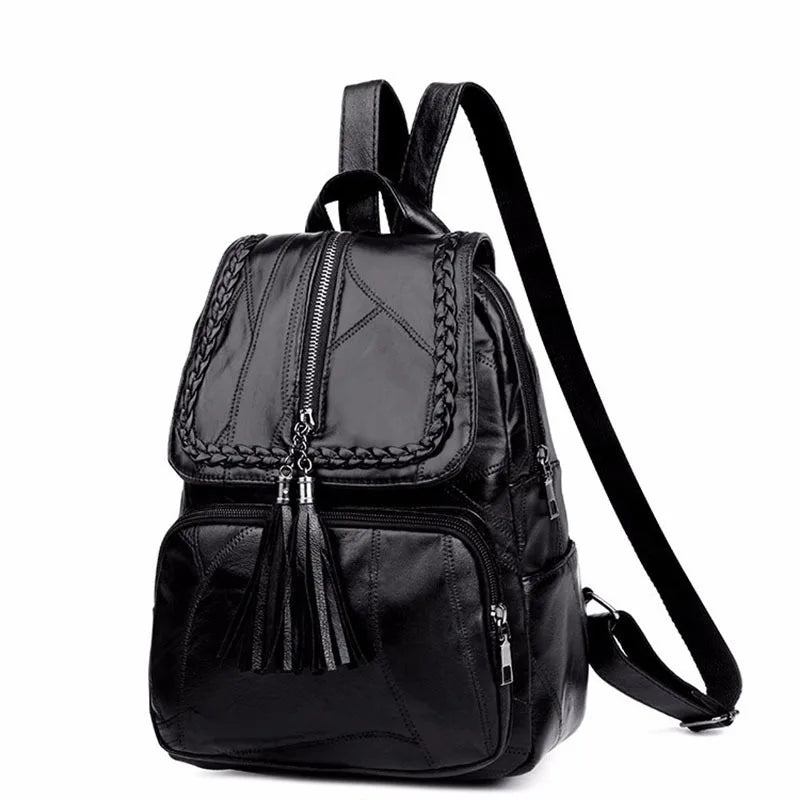 Designer Backpacks Famous Brands Black Kids School Backpack Bag Teenage School Bag Women Backpack Leather